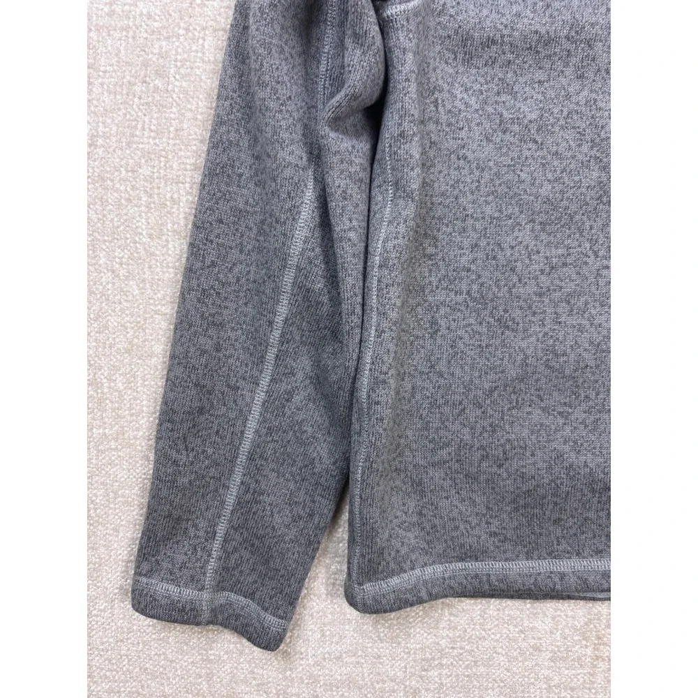 The North Face Mens Gordon Lyons 1/4 Zip Fleece Pullover Gray Heather Small